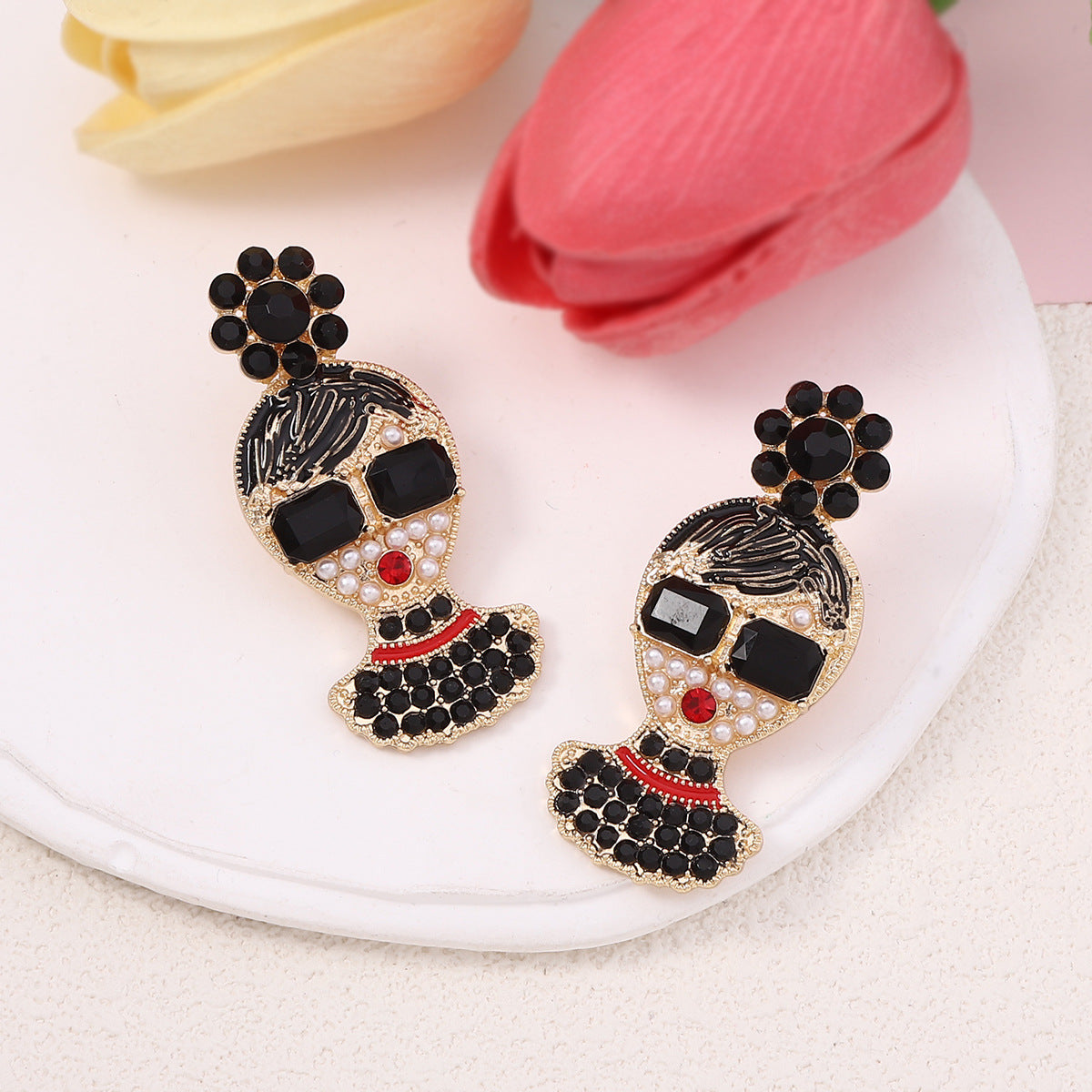 Orecchino vintage fatto a mano