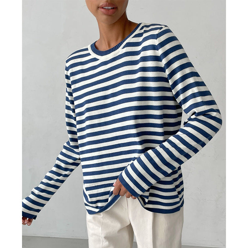 ER | Camicia classica a maniche lunghe a righe