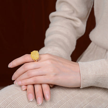 Oro Anello elegante per ogni occasione