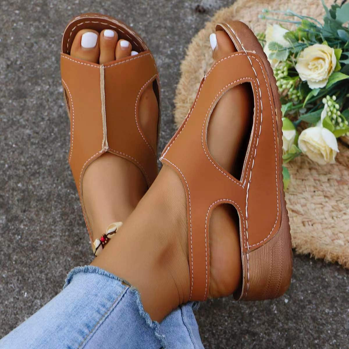 Sandali Ortopediche Aggraziate dal Look Moderno