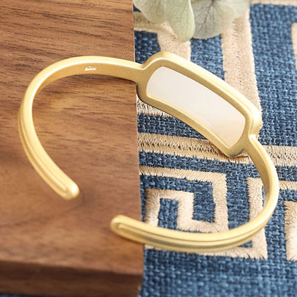 Argento Bracciale artigianale delicato