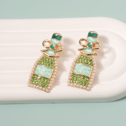 Perla Orecchino vintage fatto a mano