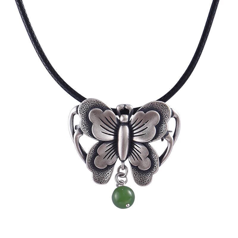 Argento Ciondolo vintage fatto a mano