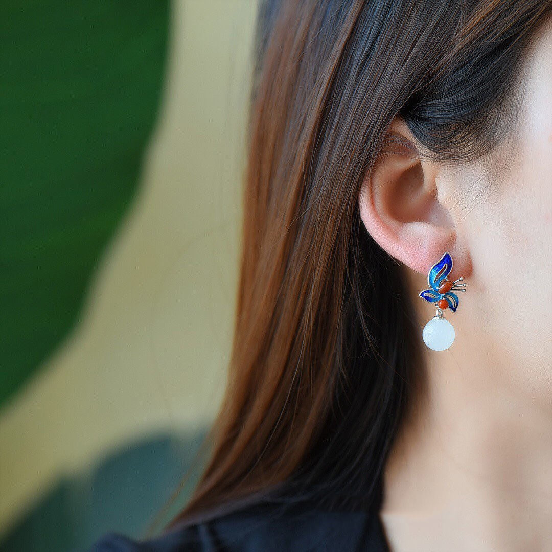 Oro Orecchino vintage fatto a mano