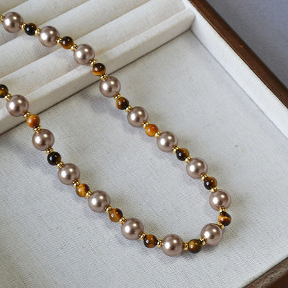 Perla Collana vintage fatto a mano