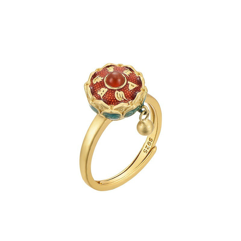 Argento Anello artigianale delicato