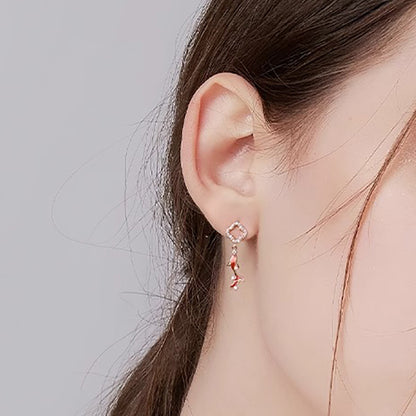 Orecchino artigianale delicato