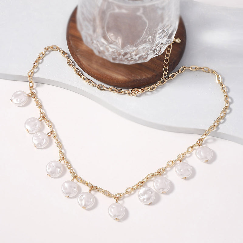 Perla Collana bellissimo con stile unico