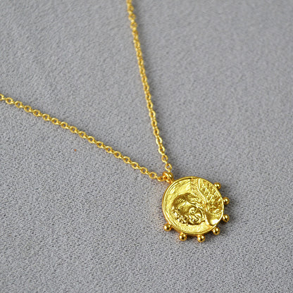 Oro Collana artigianale delicato