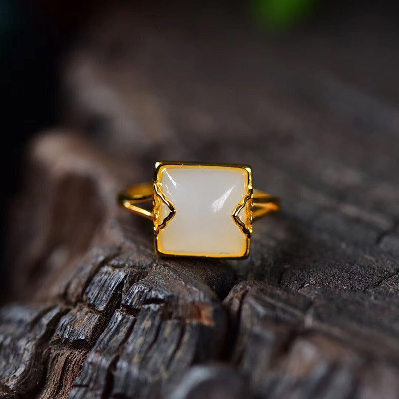 Argento Anello artigianale delicato