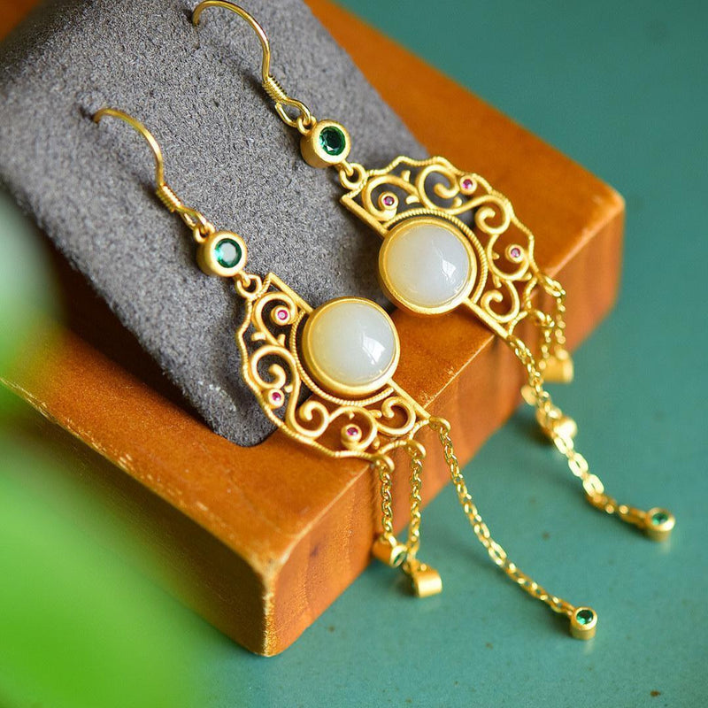 Argento Orecchino vintage fatto a mano