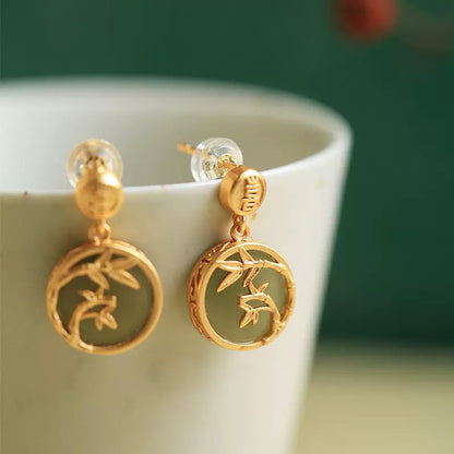 Argento Orecchino bellissimo con stile unico