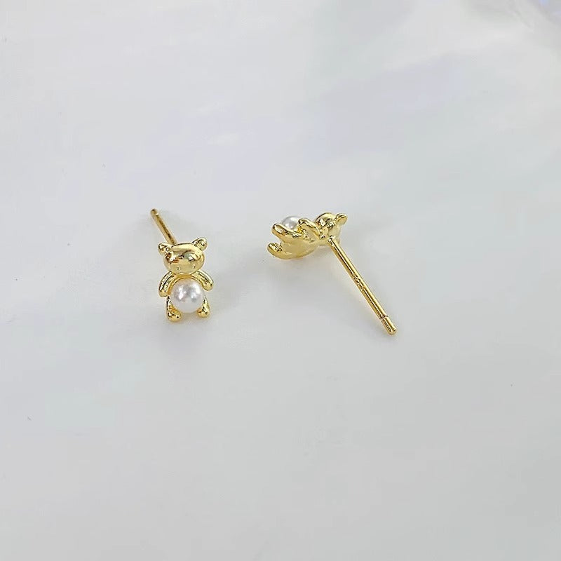 Perla Orecchino vintage fatto a mano