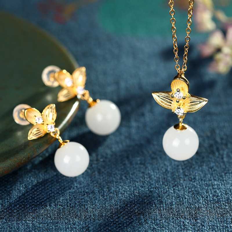 Oro Parure bellissimo con stile unico