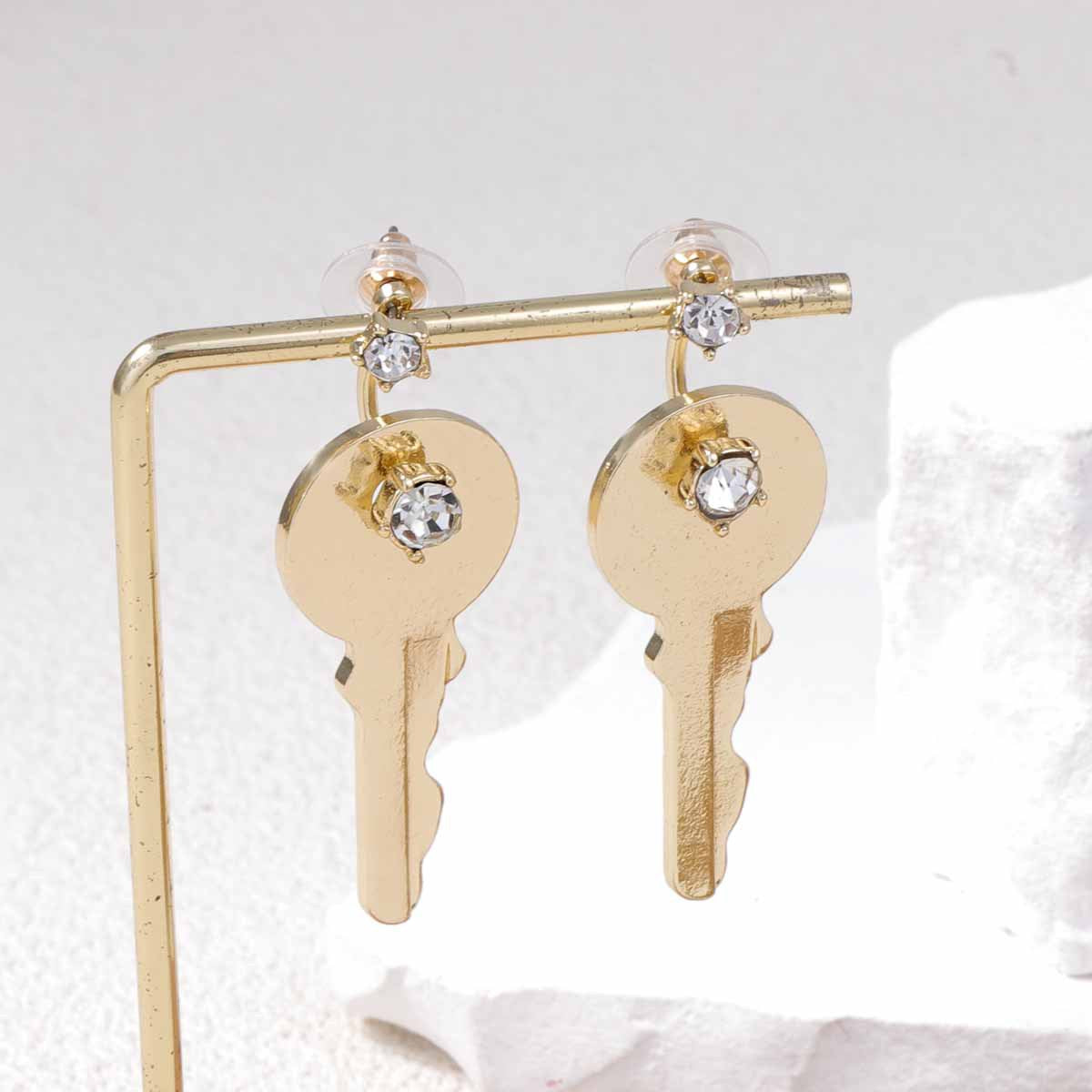 Argento Orecchino artigianale delicato