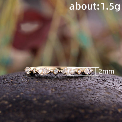 Anello artigianale delicato