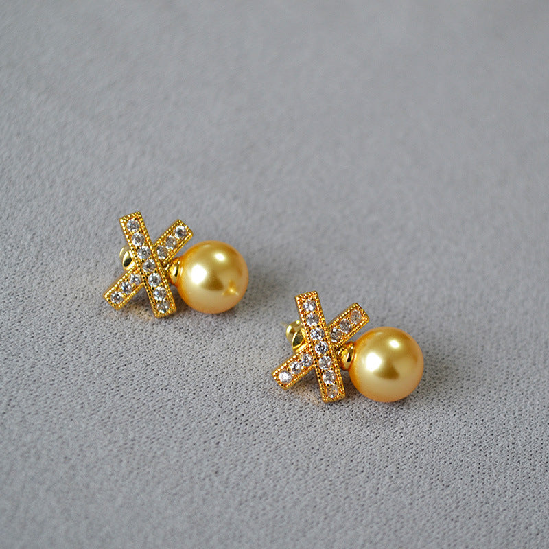 Argento Orecchino artigianale delicato