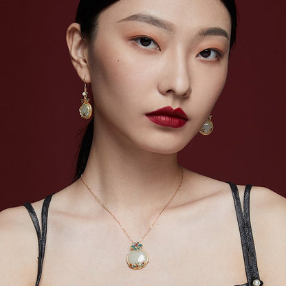 Argento Collana vintage fatto a mano