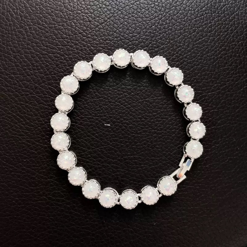 Argento Bracciale bellissimo con stile unico