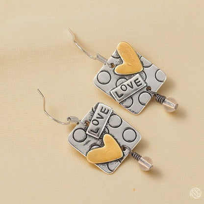 Orecchino vintage fatto a mano