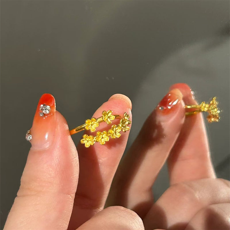 Oro Anello affascinante per ogni occasione