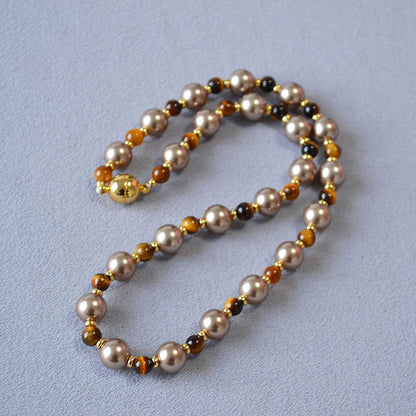 Perla Collana vintage fatto a mano