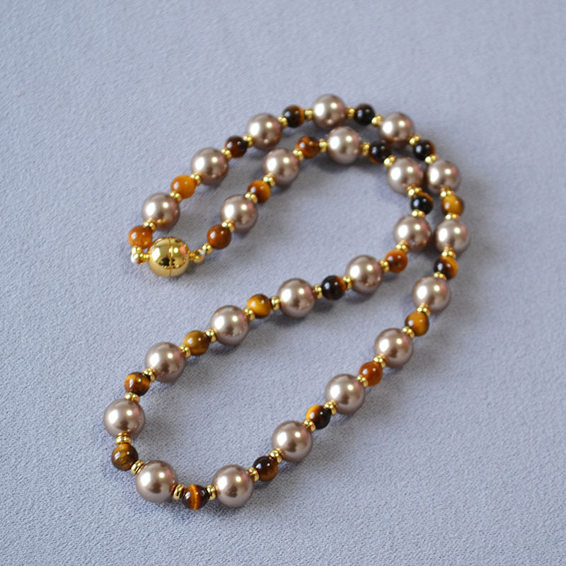 Perla Collana vintage fatto a mano