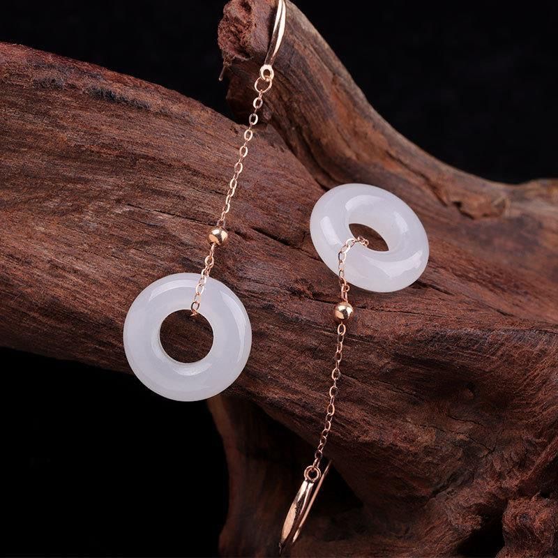 Argento Orecchino artigianale delicato