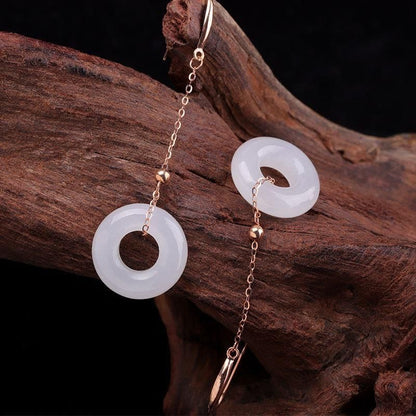 Argento Orecchino artigianale delicato