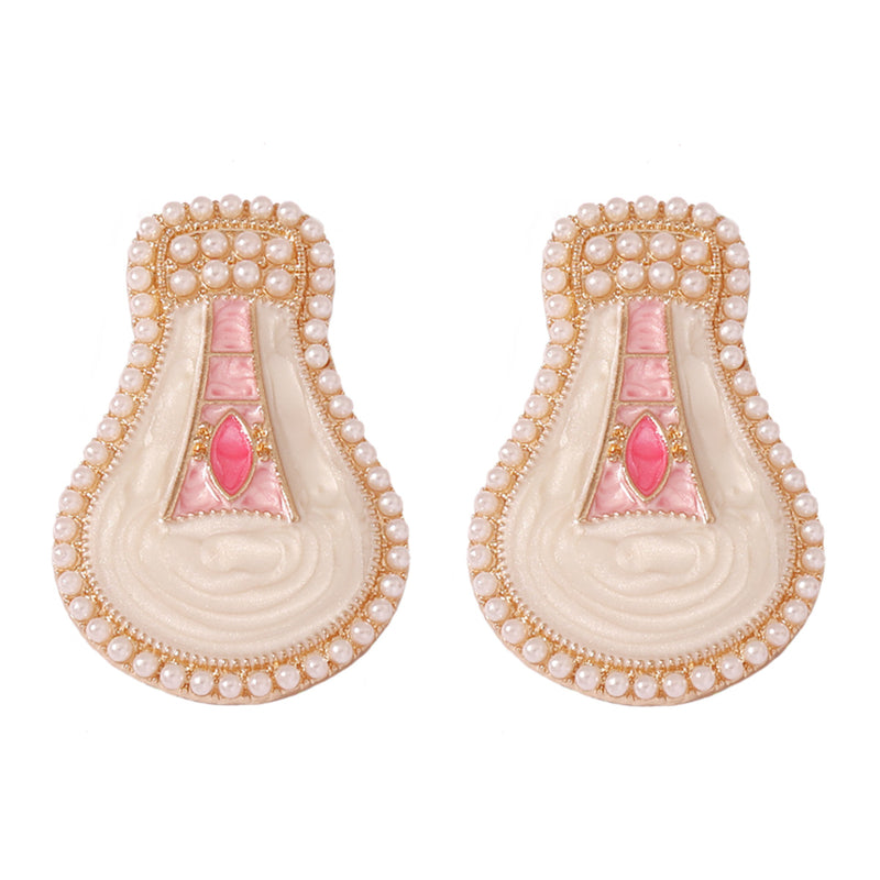 Perla Orecchino artigianale delicato