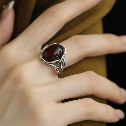 Argento Anello artigianale delicato