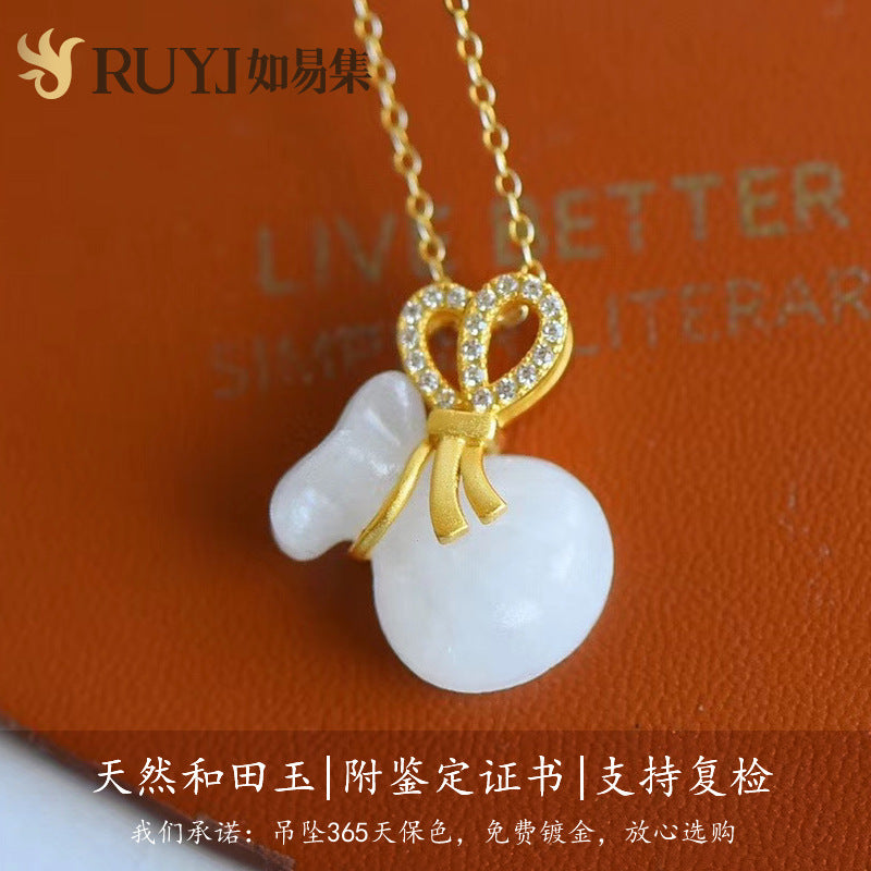 Argento Collana vintage fatto a mano