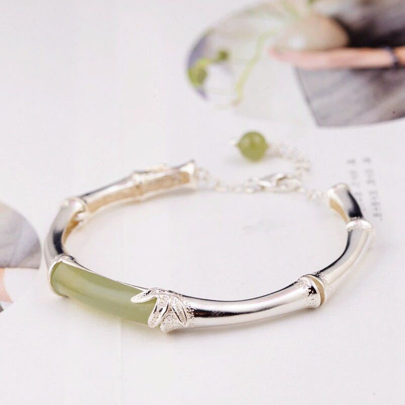 Argento Bracciale vintage fatto a mano