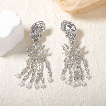 Orecchino vintage fatto a mano