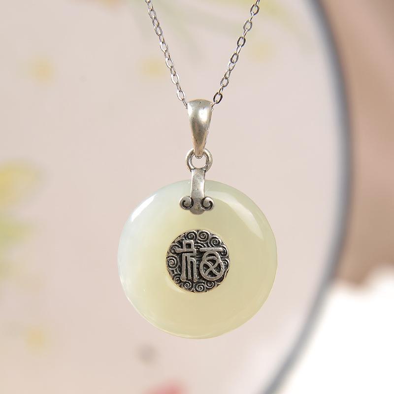 Argento Ciondolo artigianale delicato