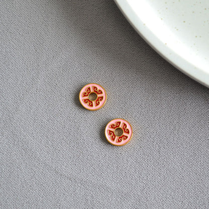 Oro Orecchino artigianale delicato