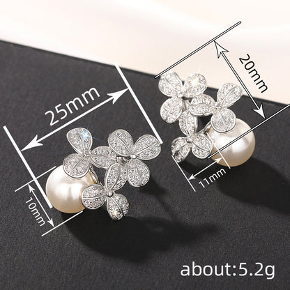 Perla Orecchino vintage fatto a mano