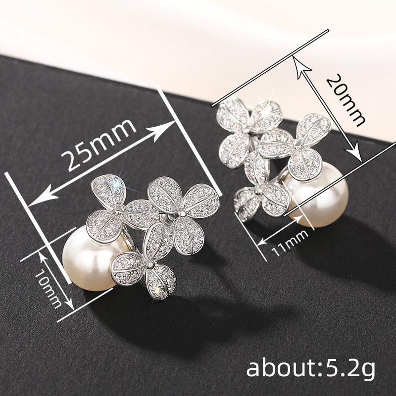 Perla Orecchino vintage fatto a mano