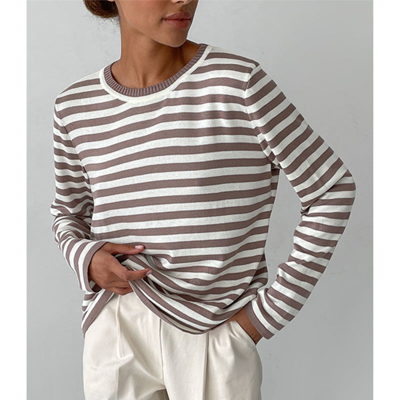 ER | Camicia classica a maniche lunghe a righe