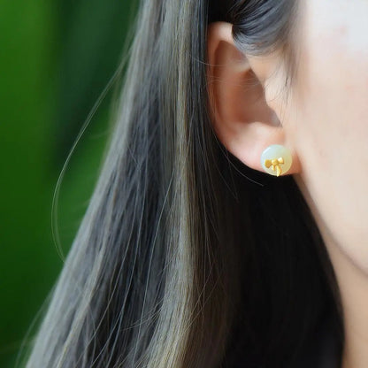 Oro Orecchino vintage fatto a mano