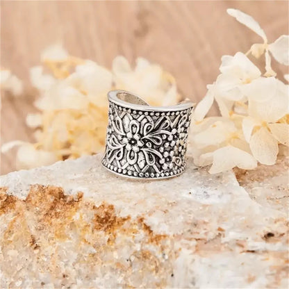 Argento Anello artigianale delicato