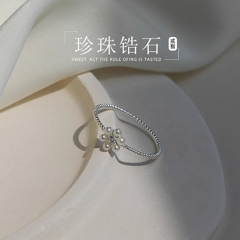 Perla Anello affascinante per ogni occasione