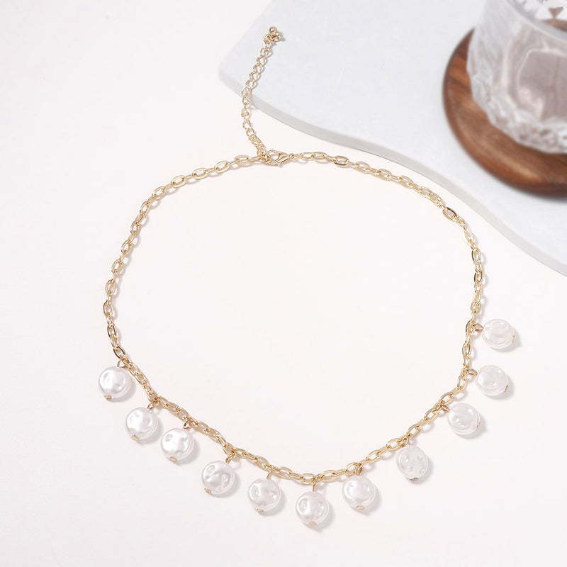 Perla Collana bellissimo con stile unico