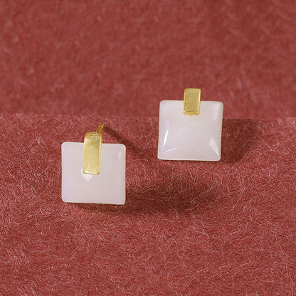 Argento Orecchino artigianale delicato