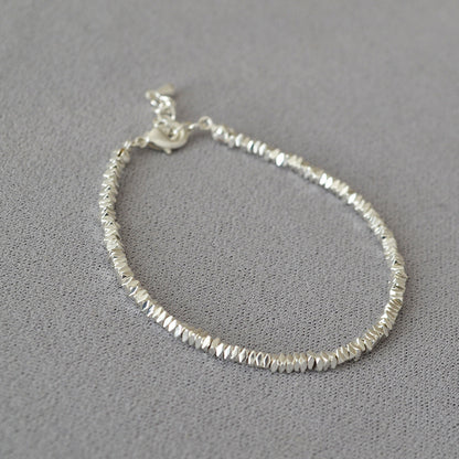 Argento Bracciale bellissimo con stile unico