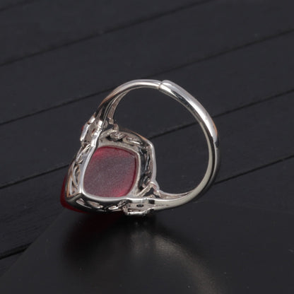 Argento Anello artigianale delicato