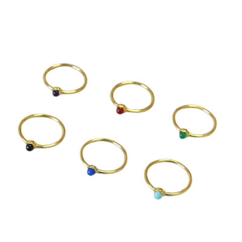 Oro Anello vintage fatto a mano