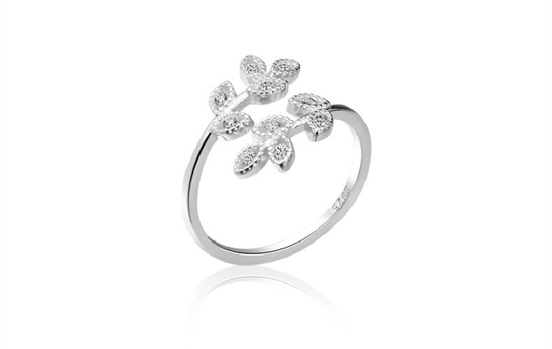 Oro Anello artigianale delicato