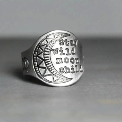 Argento Anello stupendo per uso quotidiano