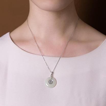 Argento Ciondolo artigianale delicato